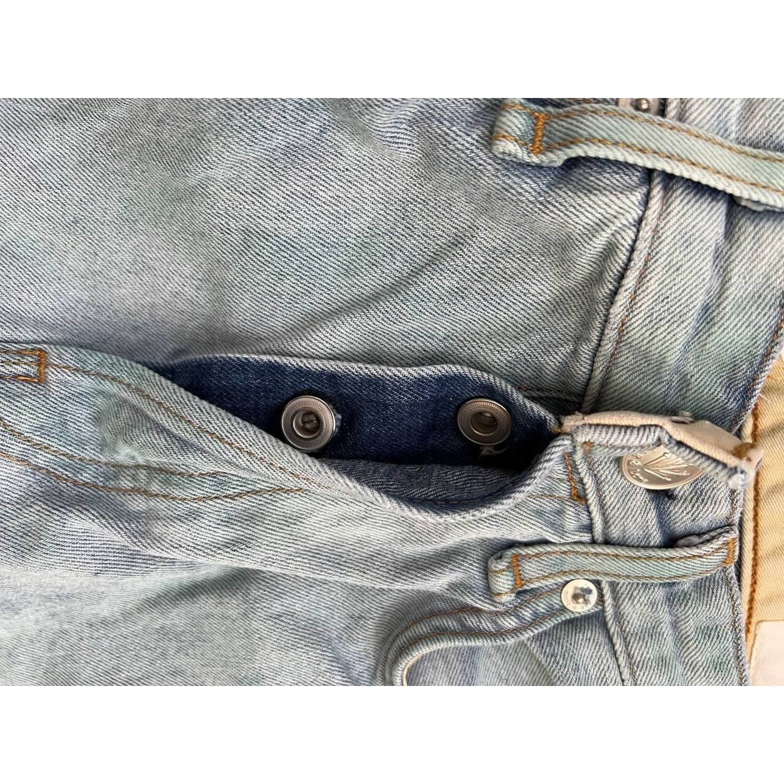Rag & Bone RAG & BONE Ninae Wide leg jeans Blue 28 A000876 Size 36" / US 14 / IT 50 - 6 Thumbnail
