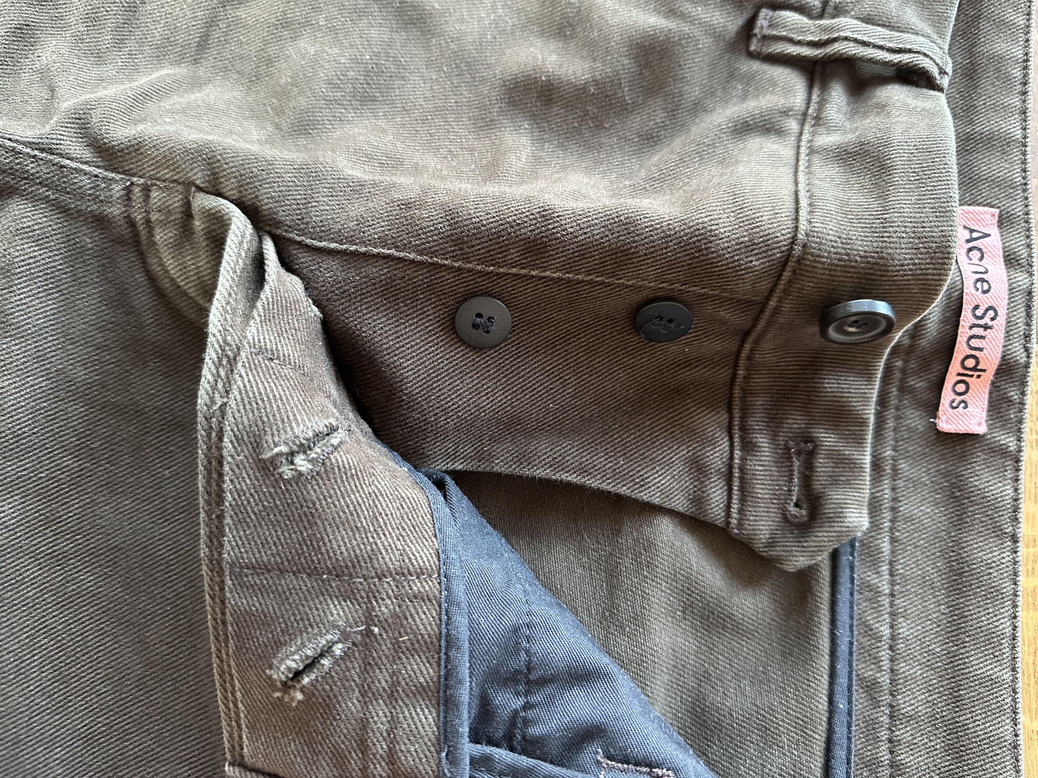 Acne Studios Straight leg Acne pant in cotton Size US 32 / EU 48 - 3 Thumbnail