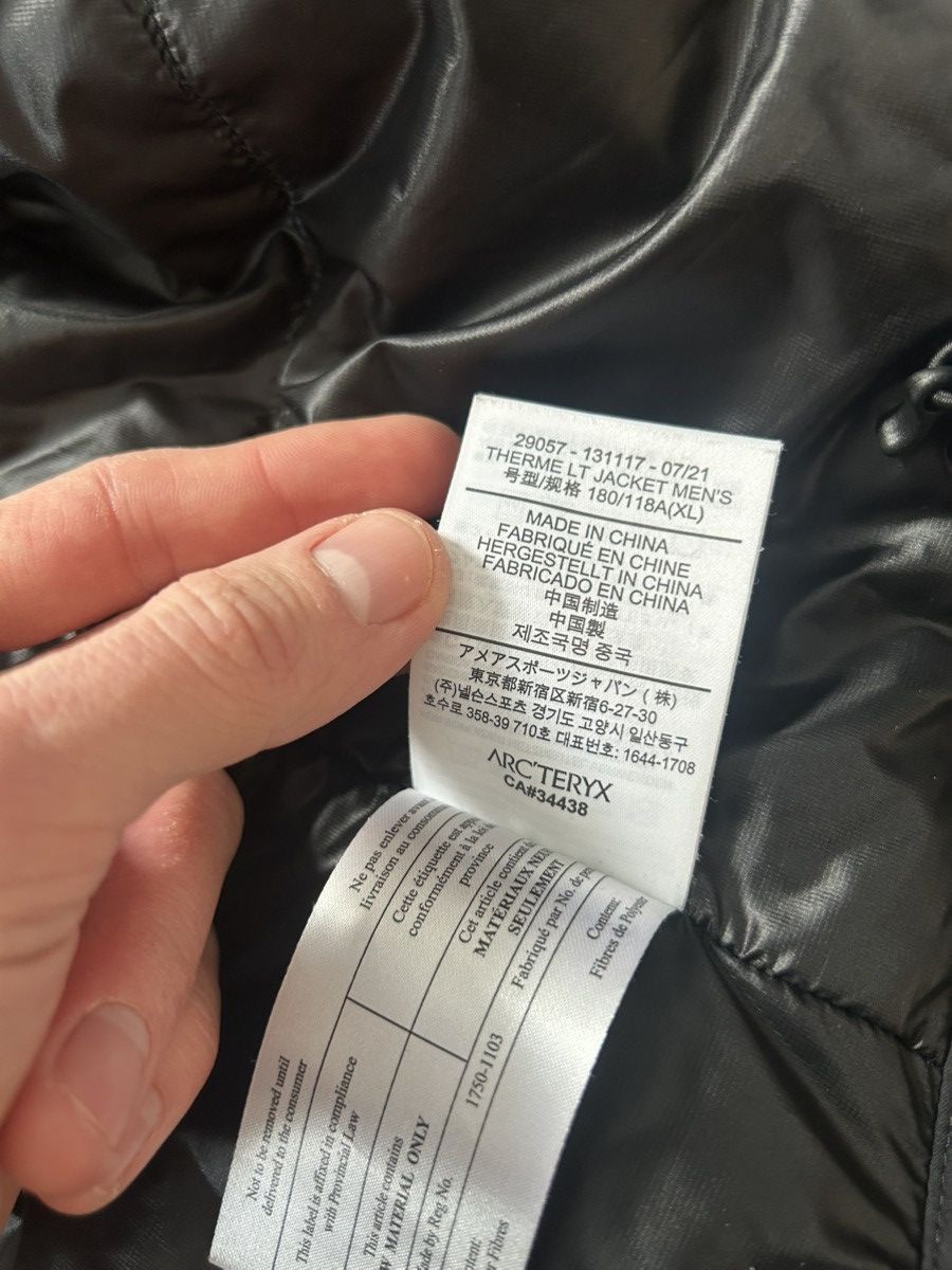 Arc'teryx Arc’teryx Therme LT Goretex Insulated Jacket Black XL 2021 Size US XL / EU 56 / 4 - 5 Thumbnail
