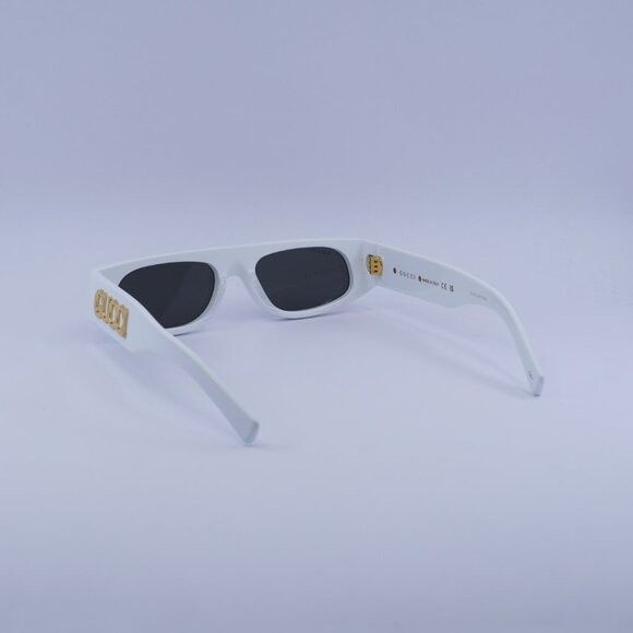 Gucci 🕶️ New Gucci GG1771S 002 Sunglasses - White Frame, Grey Size ONE SIZE - 9 Thumbnail