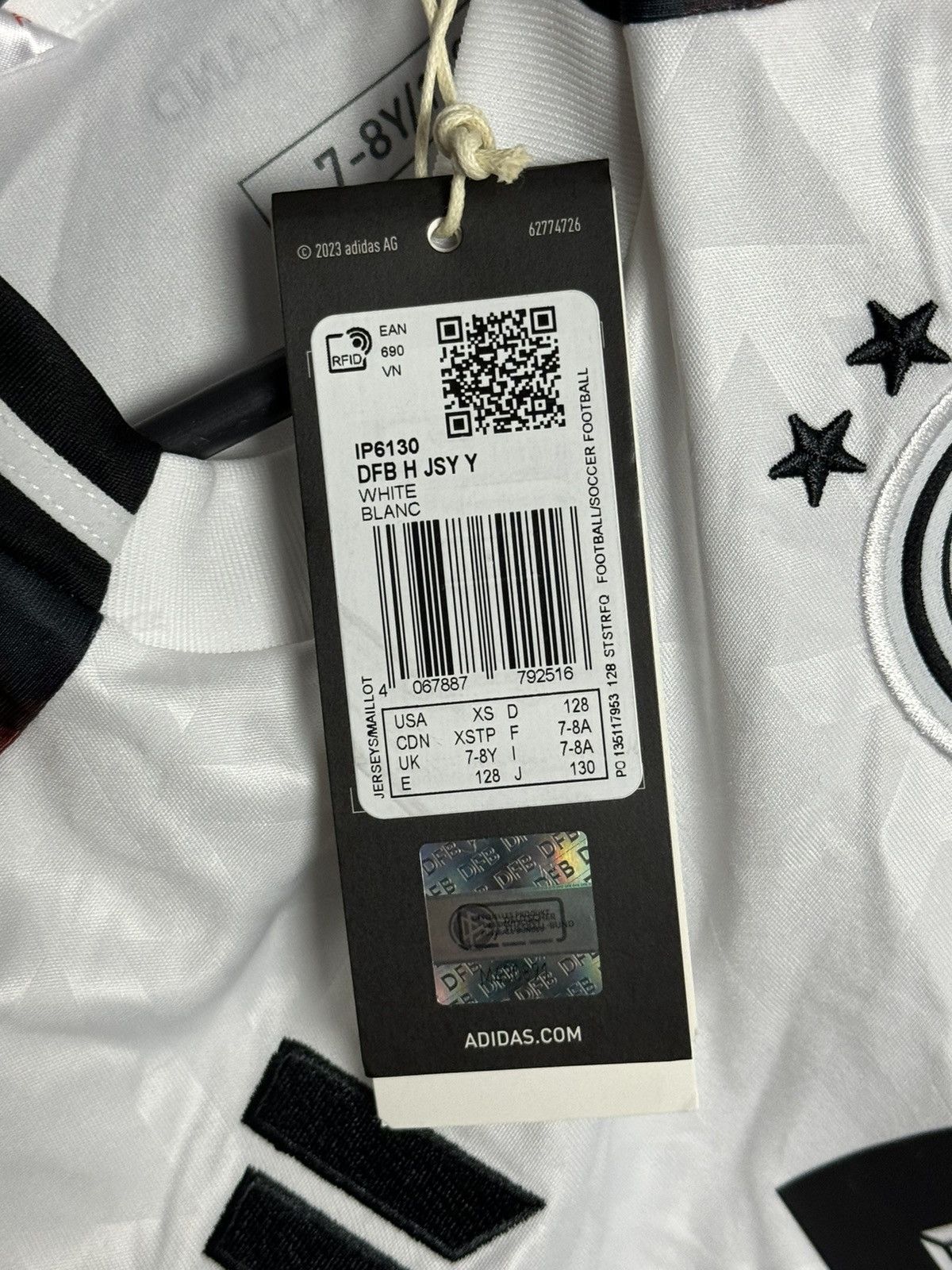 Adidas KIDS New Germany 2024 Home Fullkrug Football Jersey T-Shirt Size US XS / EU 42 / 0 - 10 Thumbnail