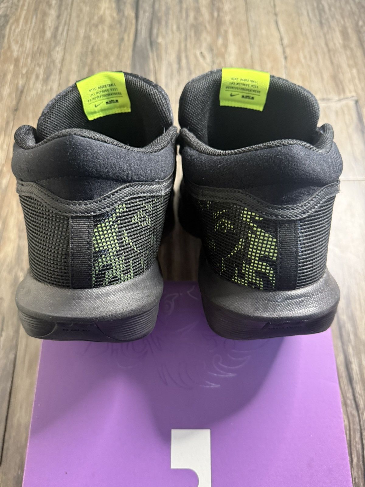 Nike Nike Lebron Witness 8 Black White Volt FB2239-002 Size 10.5 Size US 10.5 / EU 43-44 - 5 Thumbnail