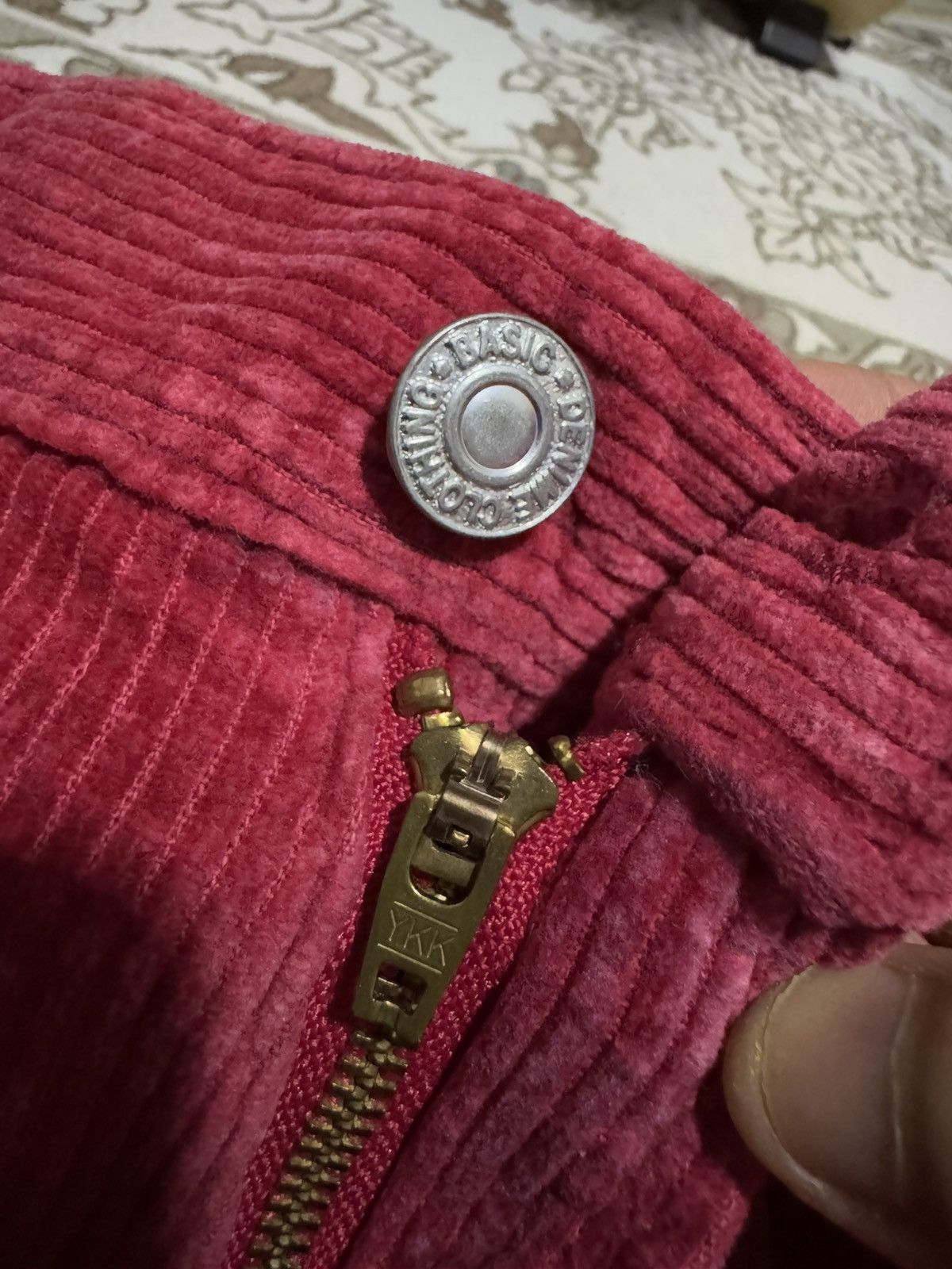 Denime × Japanese Brand Vtg Japan Denime Western Style Corduroy Jeans Size US 31 - 5 Thumbnail