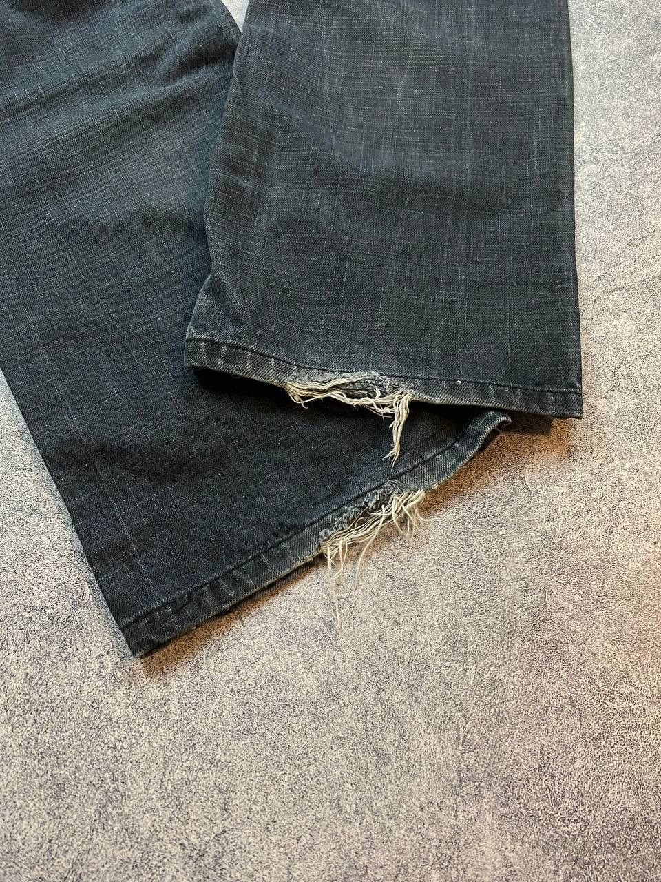 Japanese Brand Jeans Dirty Pants faded crash denim thrashed y2k distressed Size US 38 / EU 54 - 14 Thumbnail