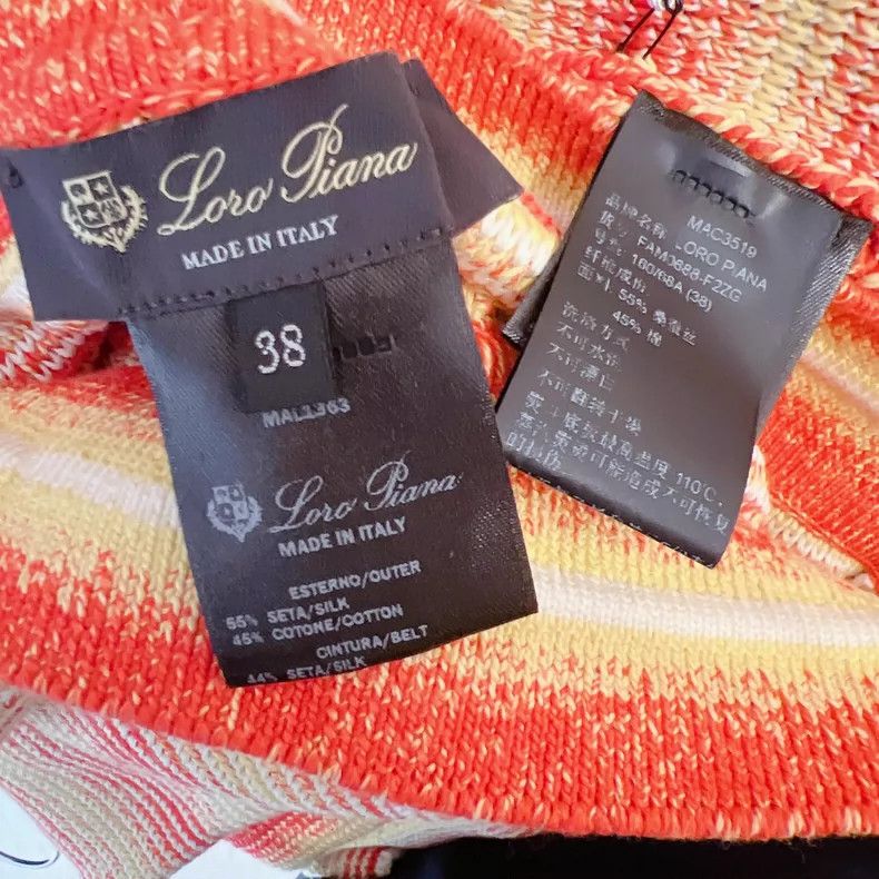 Loro Piana LORO PIANA Orange x yellow gradient knit set Size M / US 6-8 / IT 42-44 - 8 Thumbnail