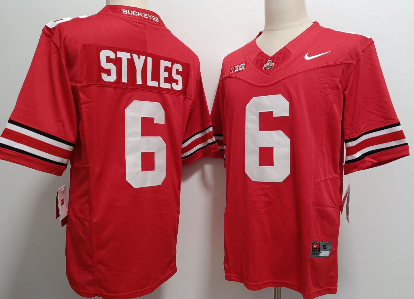 Other Men's Ohio State Buckeyes #6 Sonny Styles Red Jersey Size US S / EU 44-46 / 1 - 1 Thumbnail