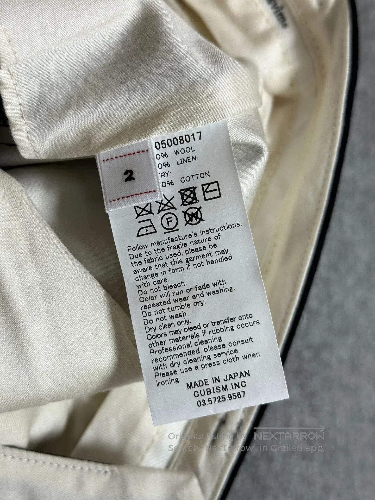 Visvim VISVIM RUSSO PANTS SANTOME Pinstriped. Size US 26 / EU 42 - 6 Thumbnail