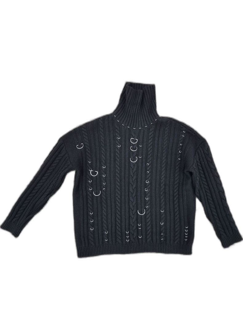Mugler Mugler Street Style Knit Sweater Jacket Size XL / US 12-14 / IT 48-50 - 1 Thumbnail