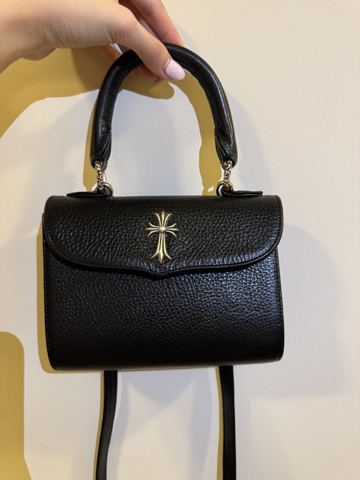 Chrome Hearts Chrome Hearts Doc Adams Cross Dagger Logo Handle Crossbody Size ONE SIZE - 4 Thumbnail