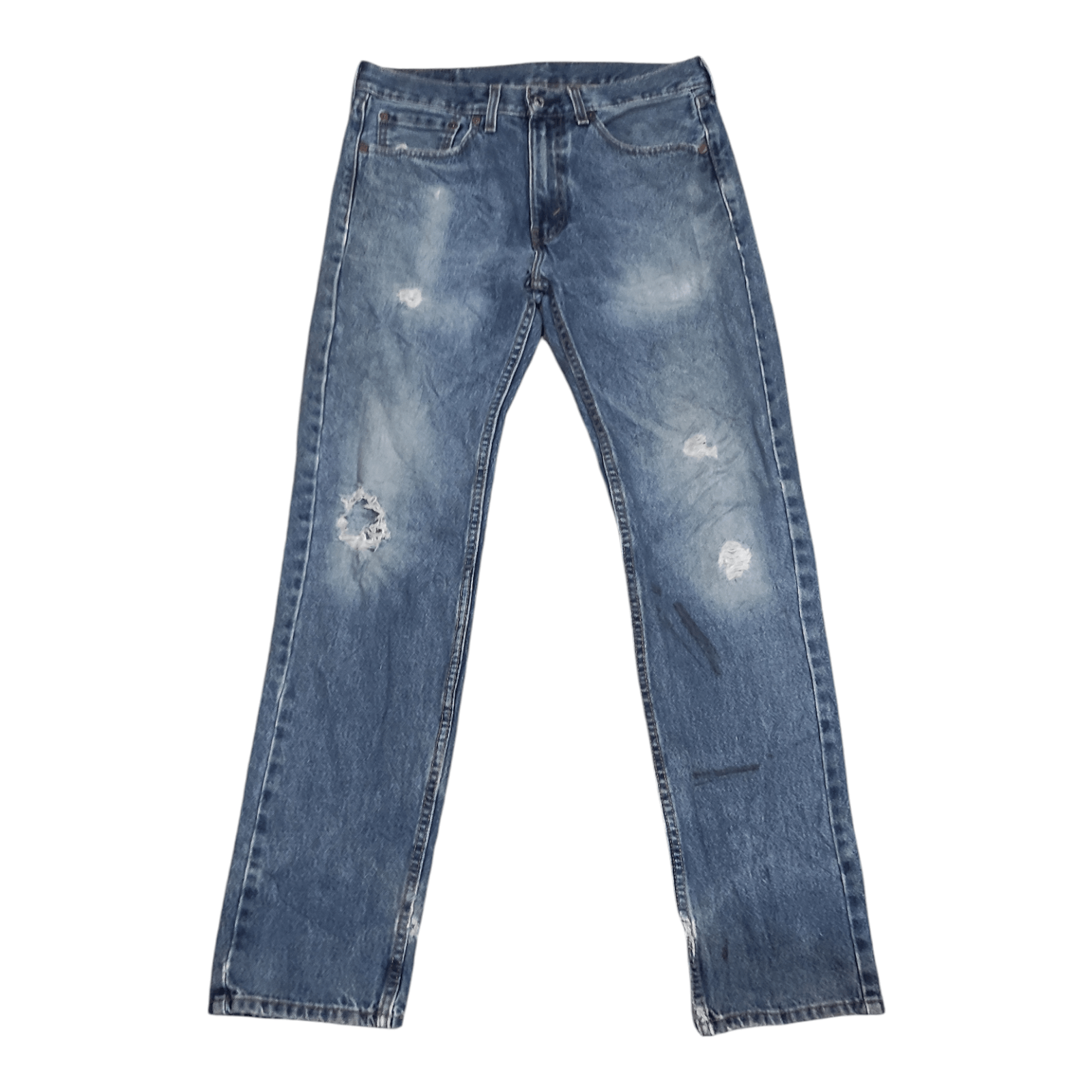 Levi's Vintage Distressed Levis 505 Dirty Washed Size US 32 / EU 48 - 1 Thumbnail