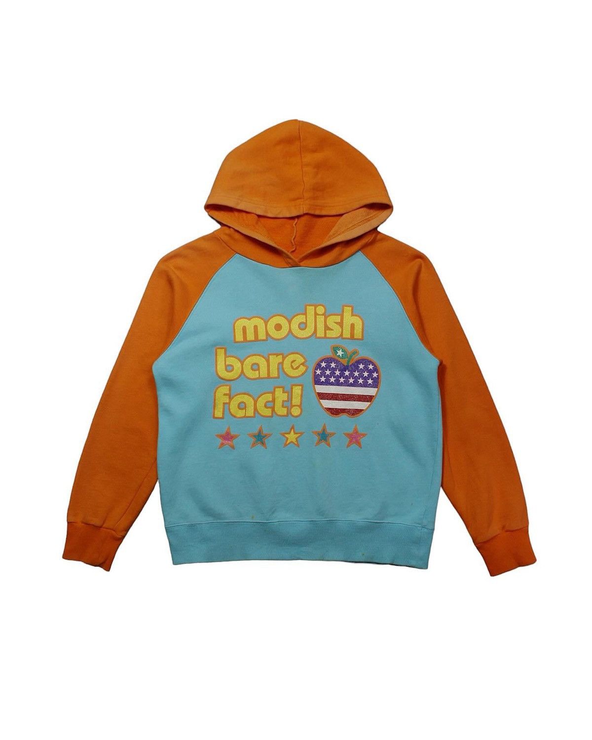 Hysteric Glamour 2000S JAPANESE MADE MODISH BARE FACT PULLOVER HOODIE Size S / US 4 / IT 40 - 1 Thumbnail
