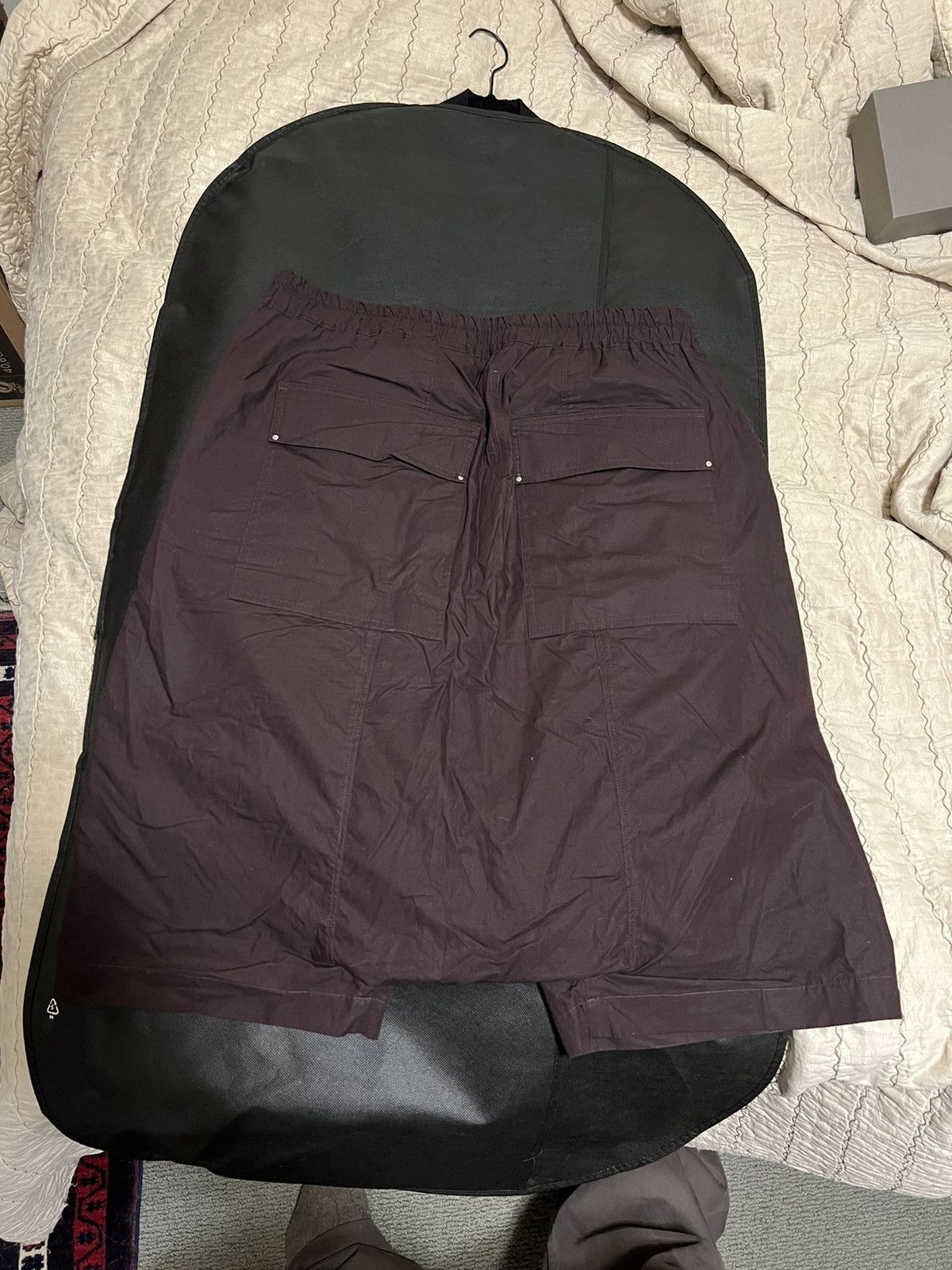 Rick Owens Oxblood Pods Shorts IT52 Size US 34 / EU 50 - 5 Thumbnail