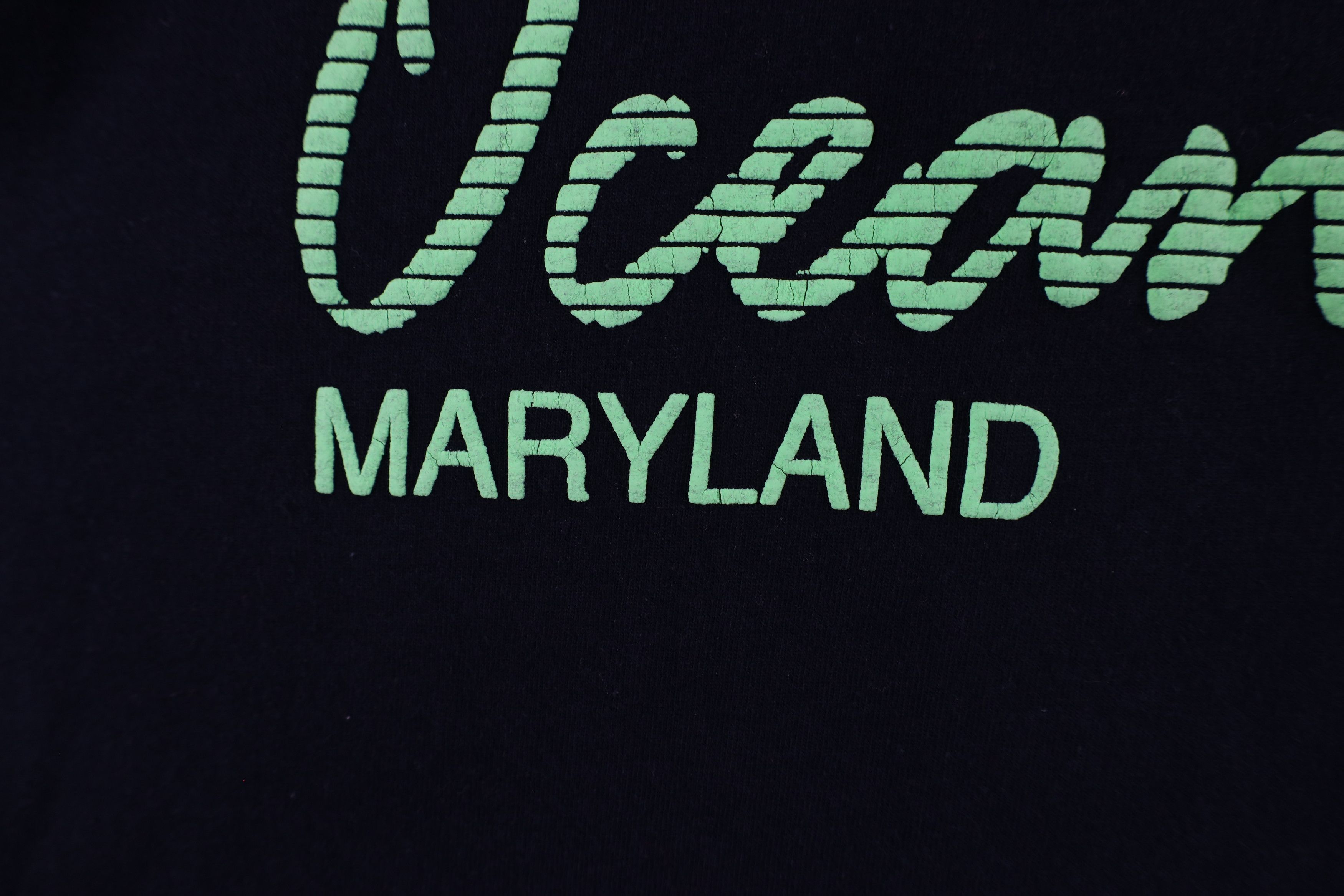 Vintage Vintage 90s Out Cuffed Ocean City Maryland T-Shirt Black USA Size US XL / EU 56 / 4 - 5 Thumbnail