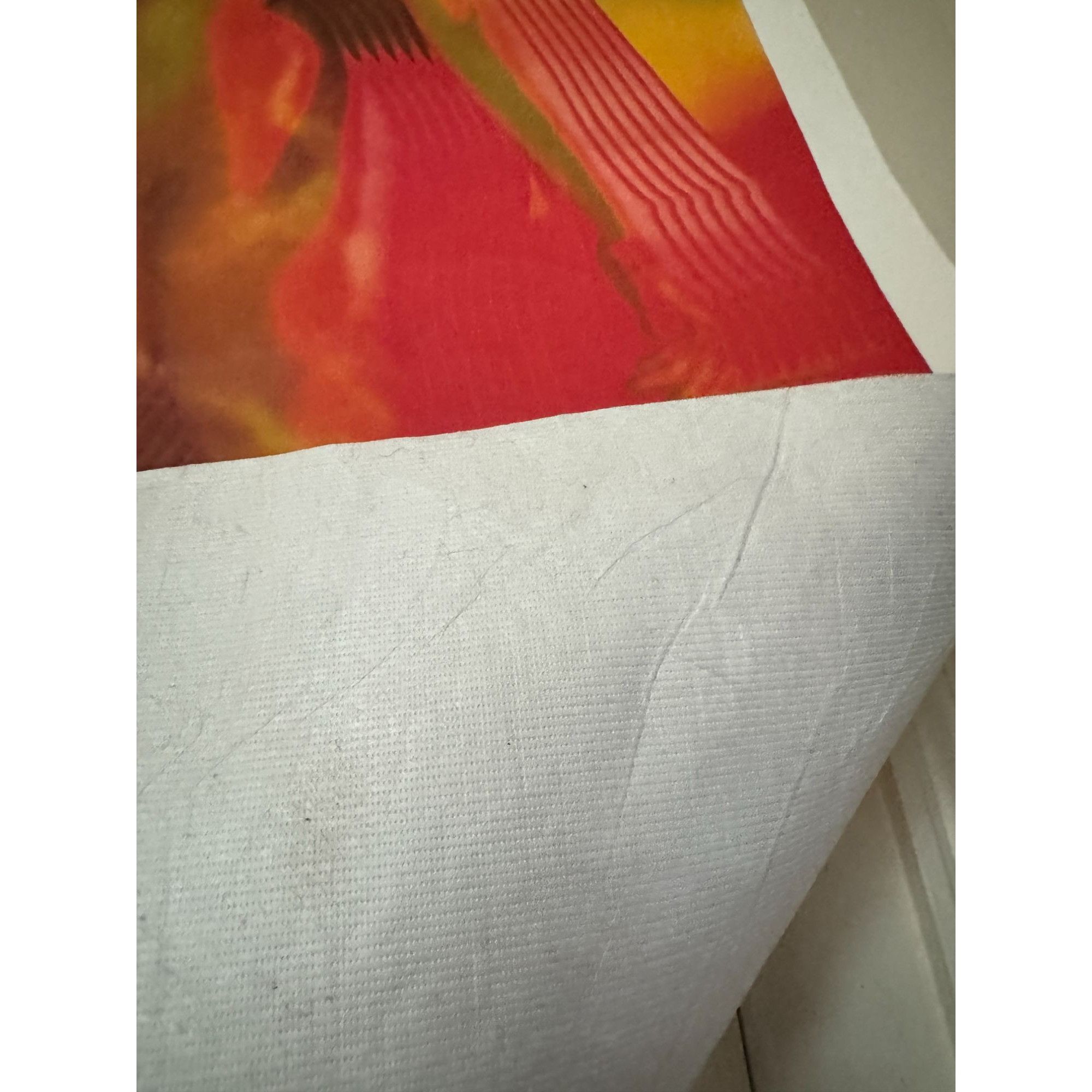 Dries Van Noten Mika Ninagawa Orange Wide Printed Panel Size ONE SIZE - 5 Thumbnail