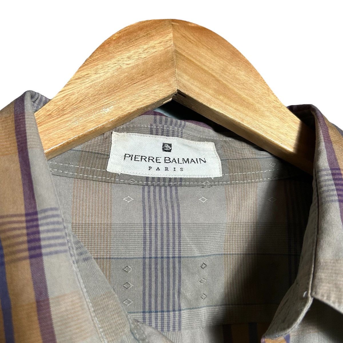 Pierre Balmain × Vintage Vintage Pierre Balmain Button Up Shirt Size US L / EU 52-54 / 3 - 4 Thumbnail