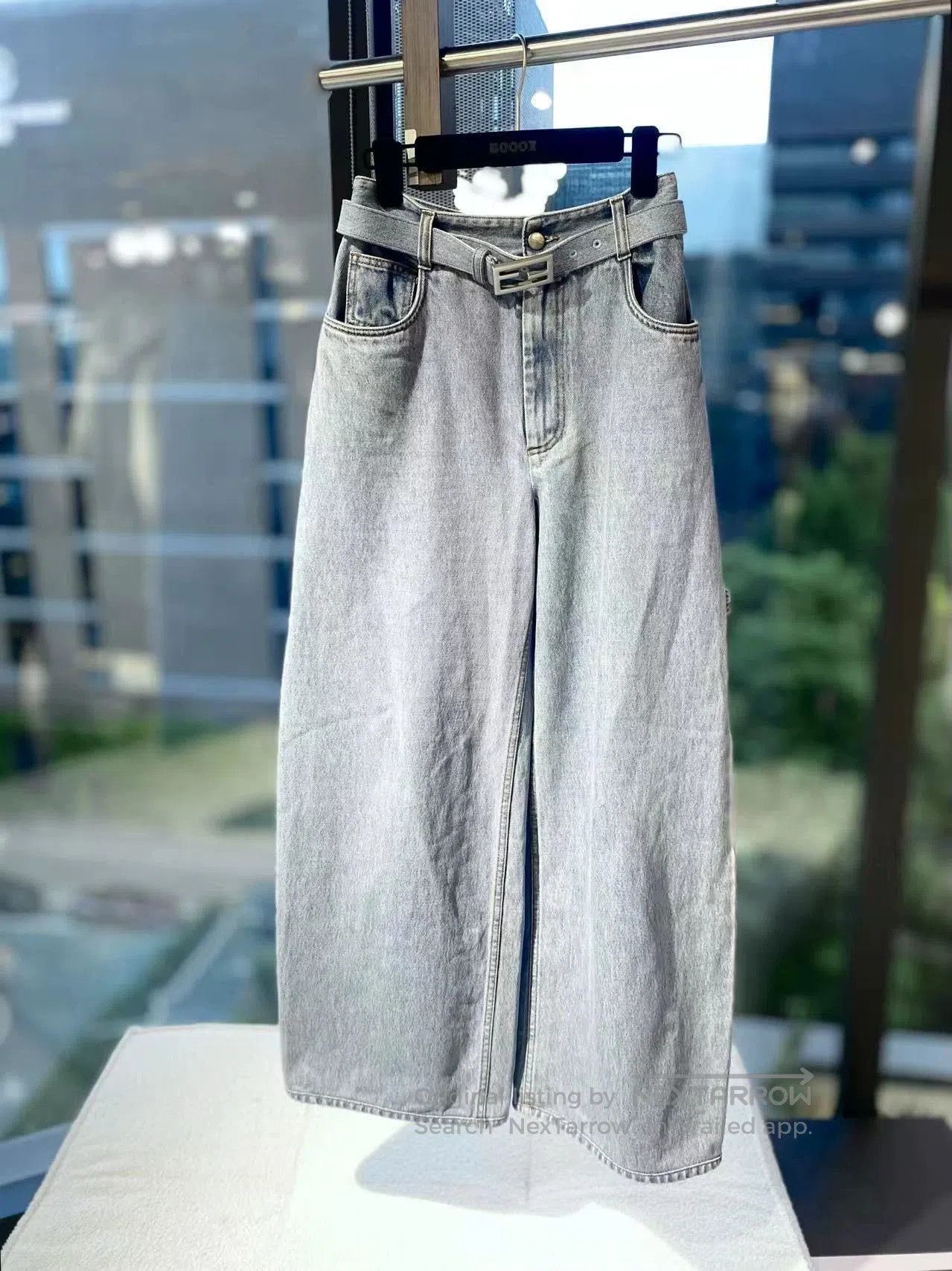 Fendi Fendi 23SS High-Waist Wide Denim Jeans. Size US 38 / EU 54 - 2 Thumbnail