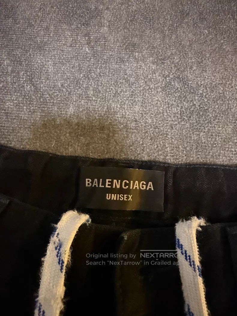 Balenciaga Balenciaga size S Drawstring Washed Patchwork Tie-dye Deco Size US 27 - 3 Thumbnail