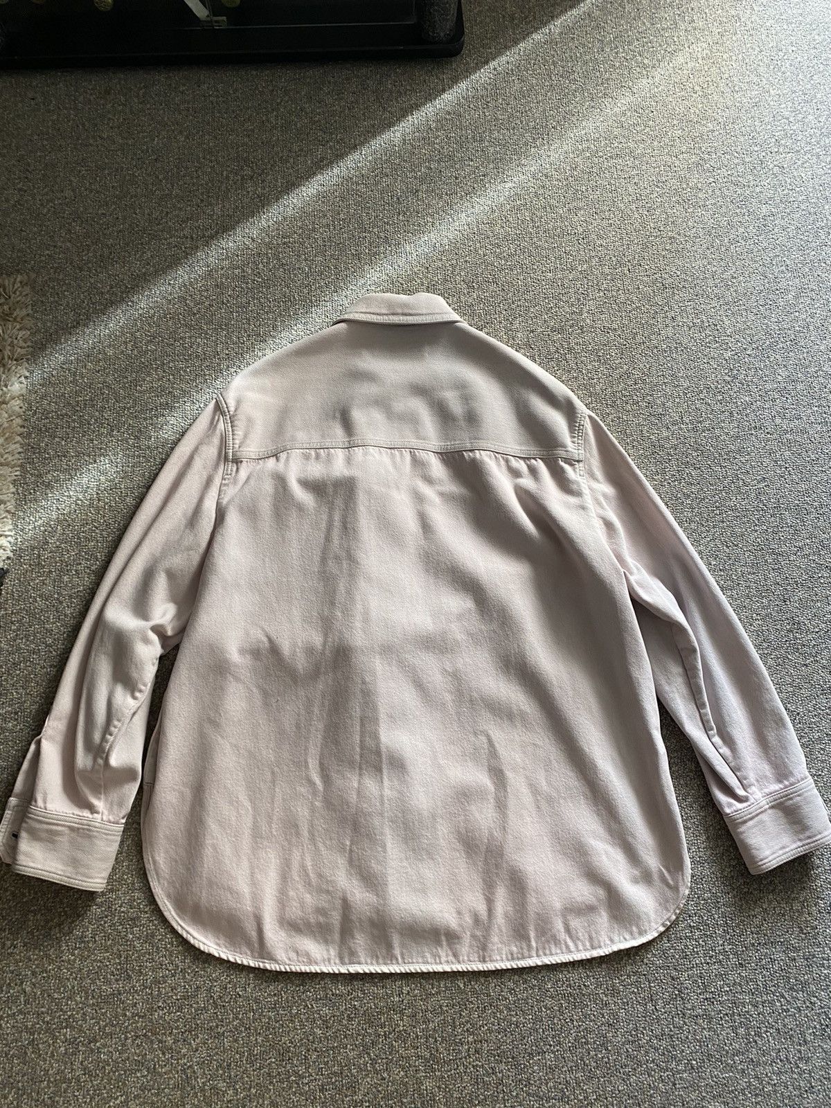Louis Vuitton LOUIS VUITTON - Removable Pocket Bleached Denim Shirt Size US L / EU 52-54 / 3 - 7 Thumbnail