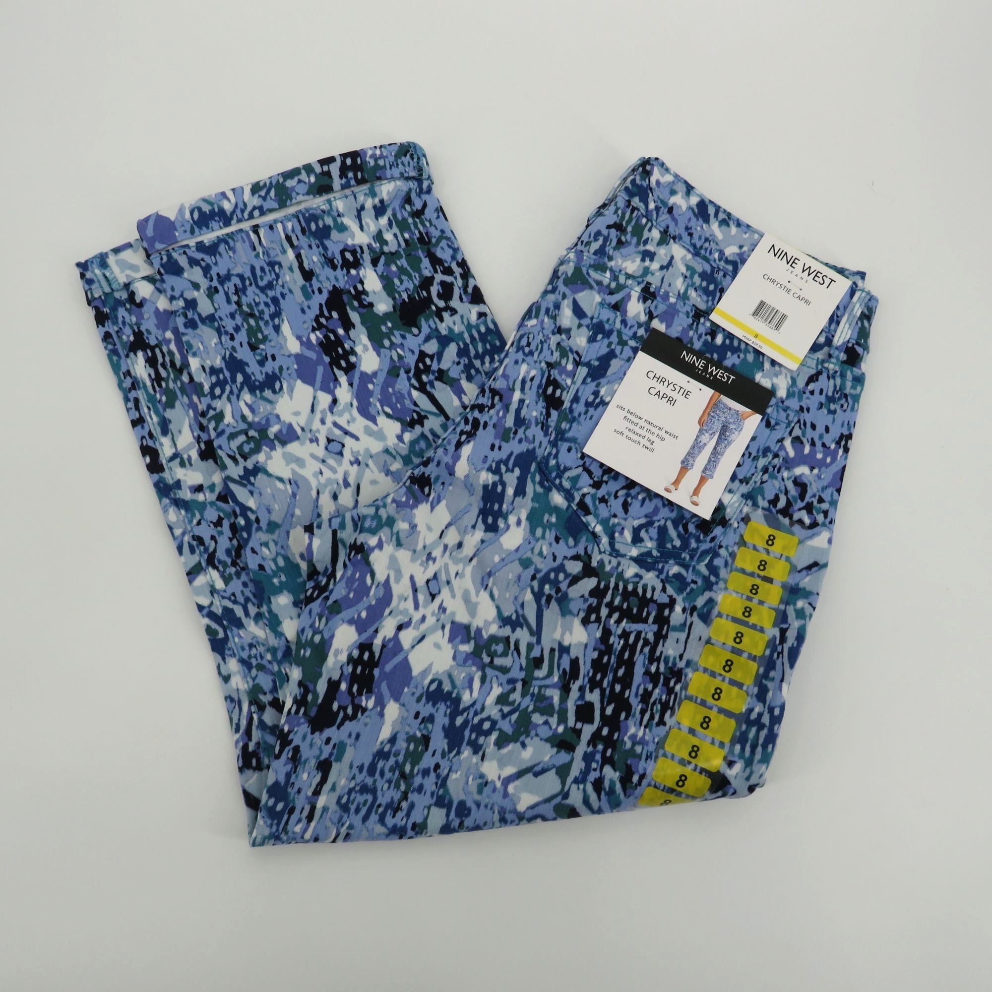 Nine West Nine West Women's Chrystie Capri Jeans Relaxed Fit Blue Size Size 30" / US 8 / IT 44 - 1 Thumbnail