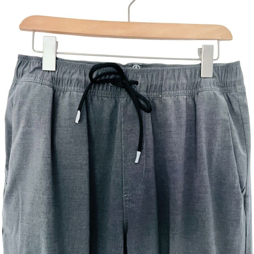 Volcom Volcom Mens L Fricken Slim Joggers Gray Green Drawstring Wai Size US 28 / EU 44 - 4 Thumbnail