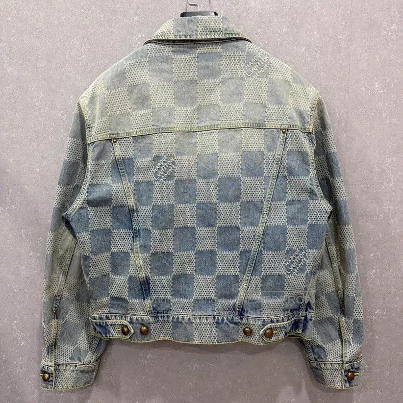 Other Louis Vuitton Fei Dong Checkerboard Denim Jacket Size US M / EU 48-50 / 2 - 2 Thumbnail