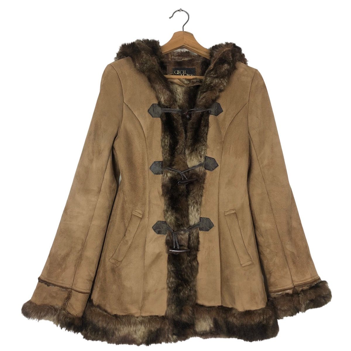 Japanese Brand 🔥Winter Jacket Cecil McBee Mink Fur Lining Size M / US 6-8 / IT 42-44 - 7 Thumbnail