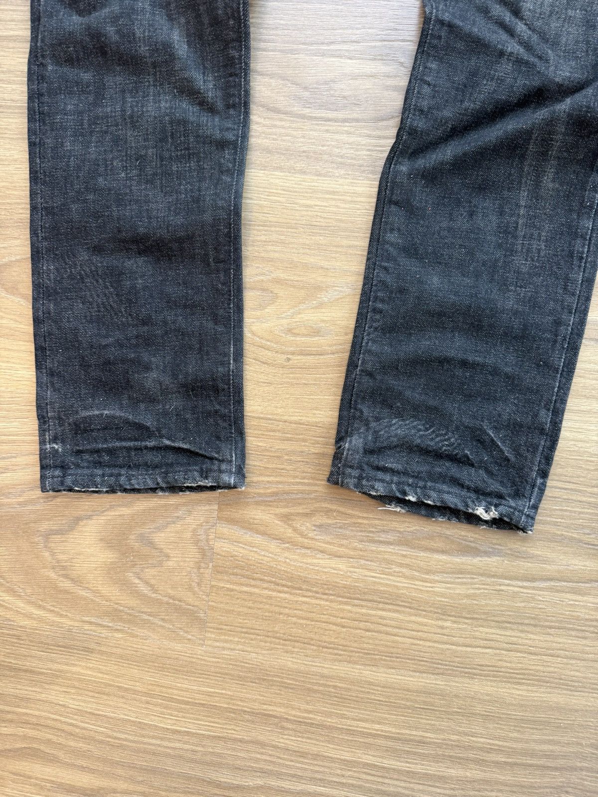 RRL Ralph Lauren RRL Men’s Slim Narrow Jeans, Sz 30 X 32, Black wash Size US 30 / EU 46 - 3 Thumbnail
