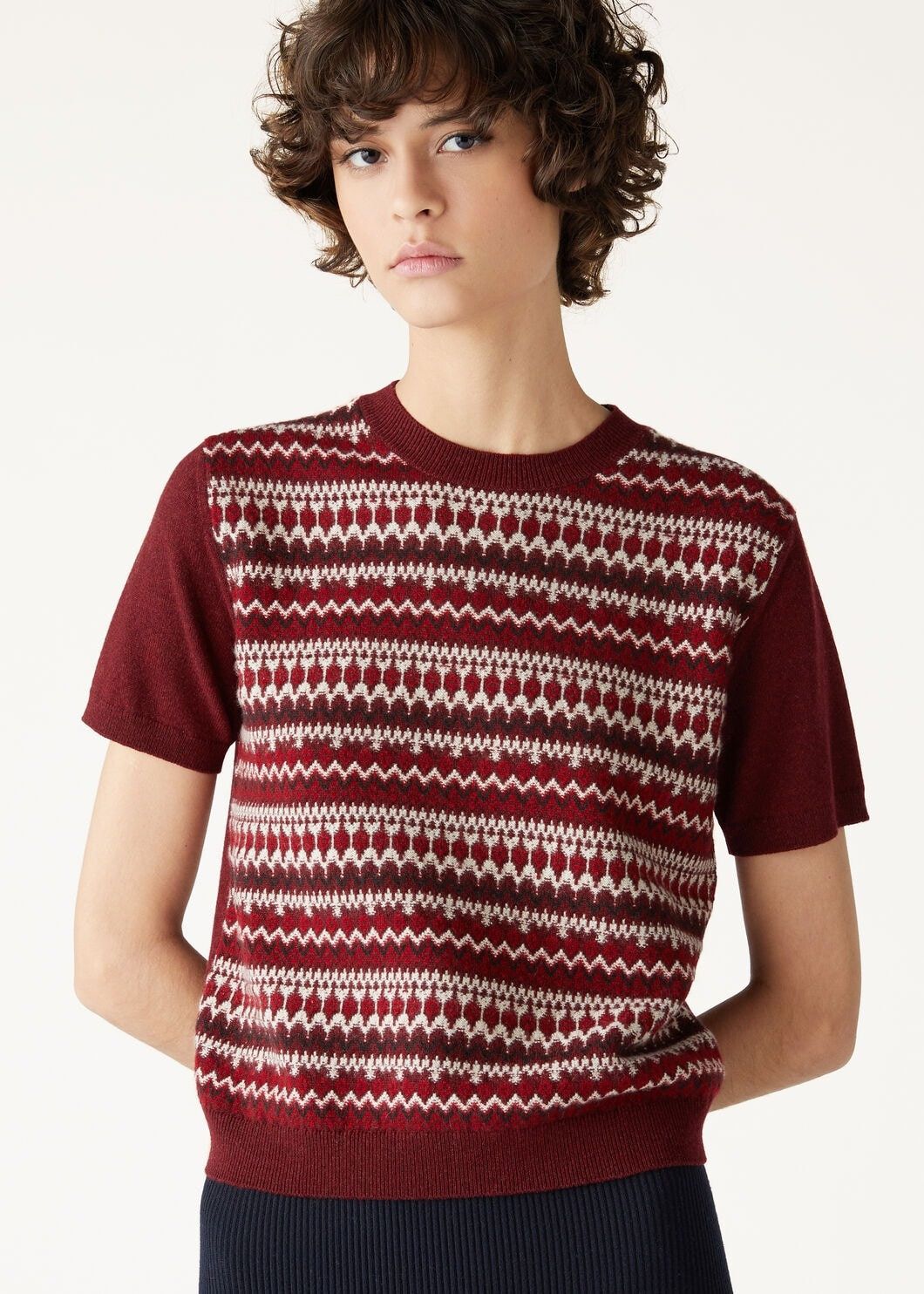 Loro Piana o1w1db10825 FA06306 Alpe Pile Crewneck Sweater in Red Size M / US 6-8 / IT 42-44 - 4 Thumbnail