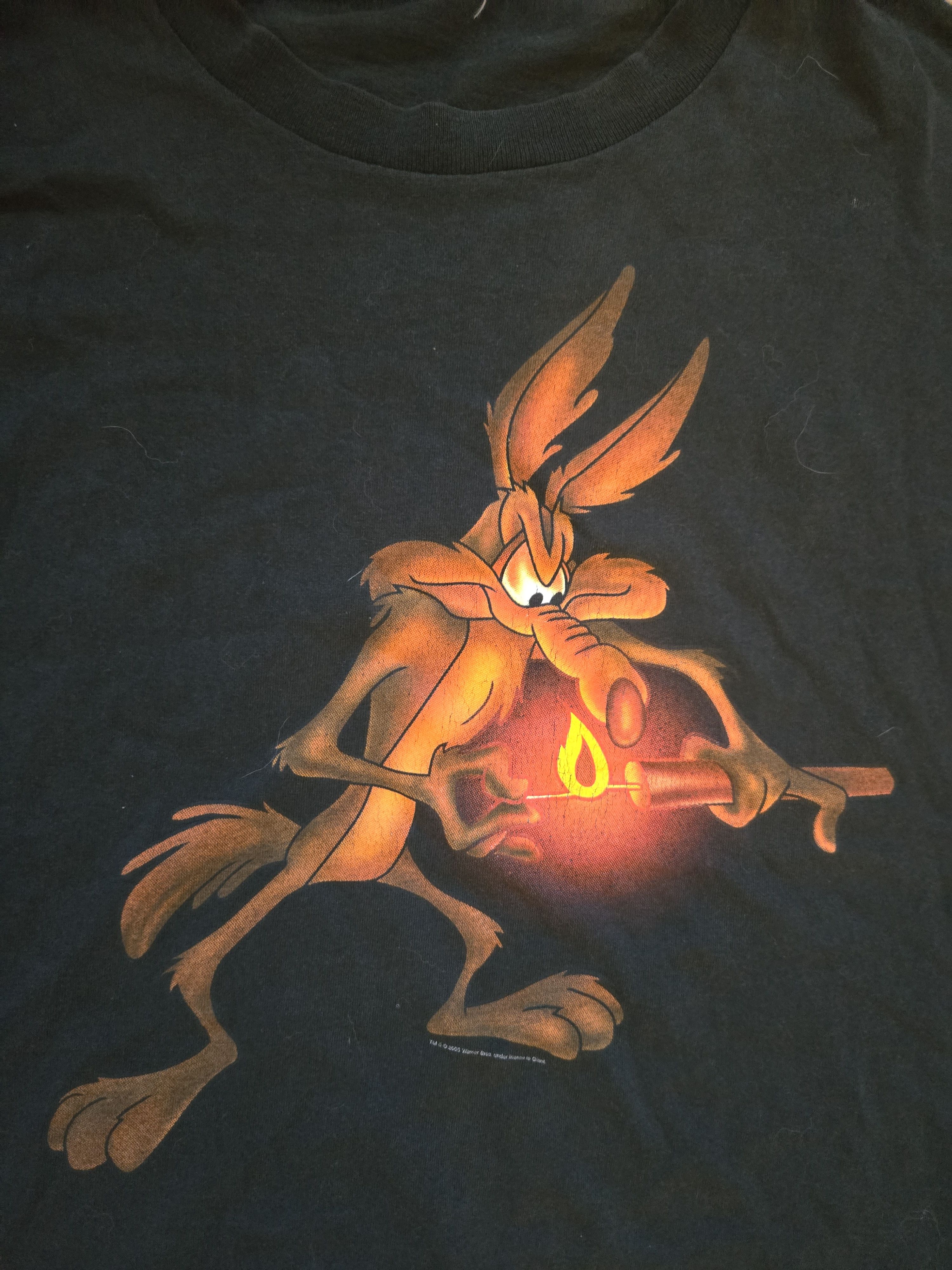 NO ID Wile E. Coyote 1997 Vintage Tee Size US XL / EU 56 / 4 - 2 Thumbnail