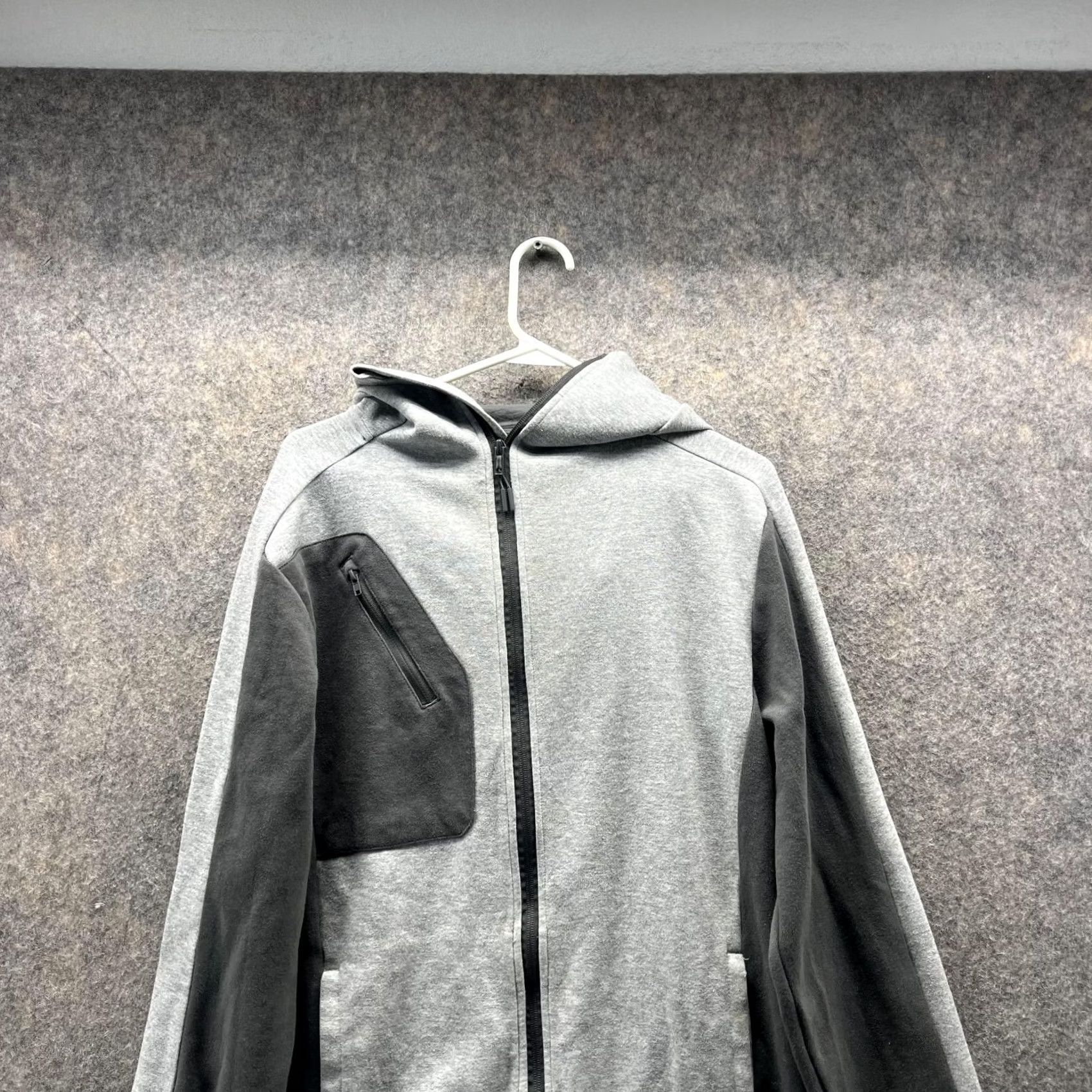 Vintage VINTAGE Levelwear Sweater Medium Adult Heather Gray Full Zip Hoodie Cotton Sweatshirt Size US M / EU 48-50 / 2 - 2 Thumbnail