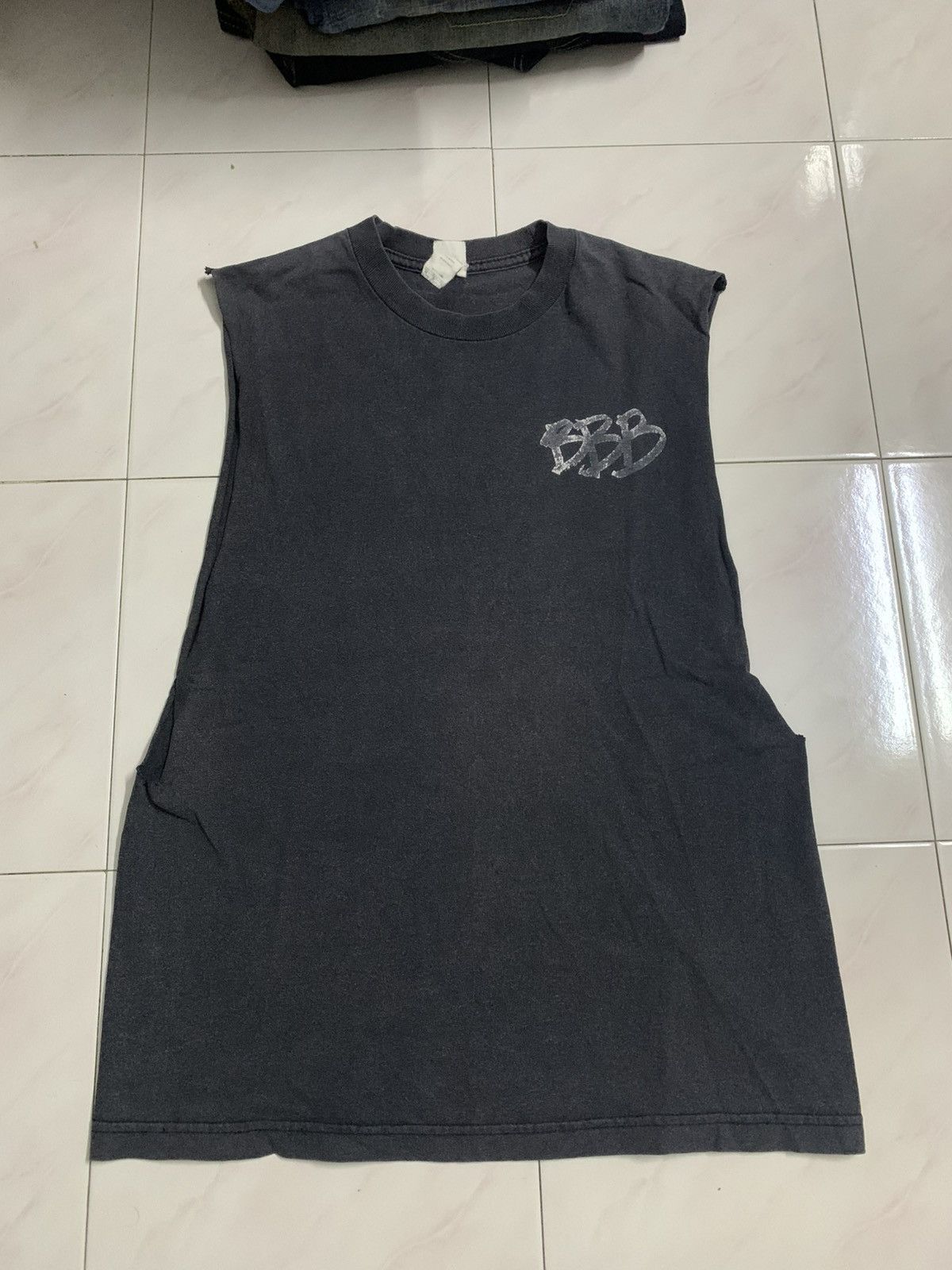 GOA 2000s BBB Triple B Records Tank Top Sleeveless Lgb Goa Style Size US M / EU 48-50 / 2 - 4 Thumbnail