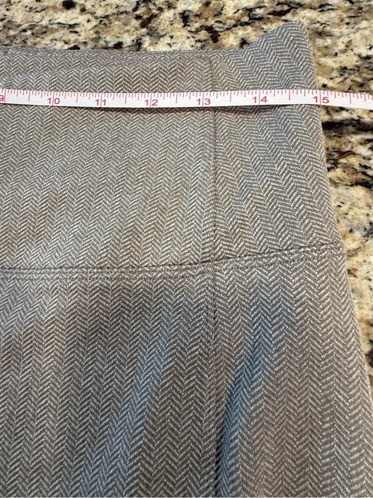 Other Athleta Delancey Herringbone Tight Legging gray/tan white LG Size 26" / US 2 / IT 38 - 4 Thumbnail