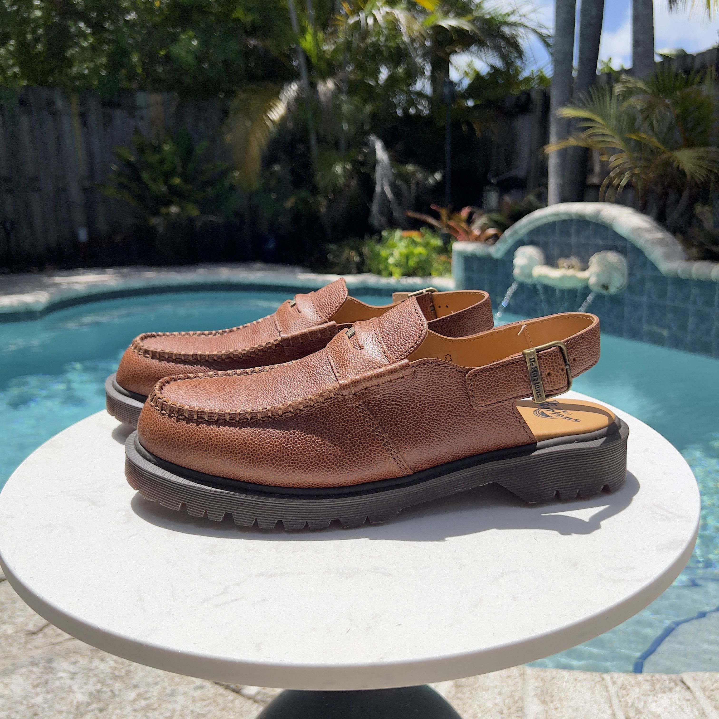 Dr. Martens Dr. Martens Penton Tan Slingback Loafers Size US 11 / EU 44 - 1 Thumbnail