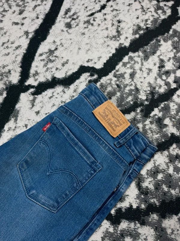 Levi's Levis 711 skinny jeans blue navy XS Size 28" / US 6 / IT 42 - 3 Thumbnail