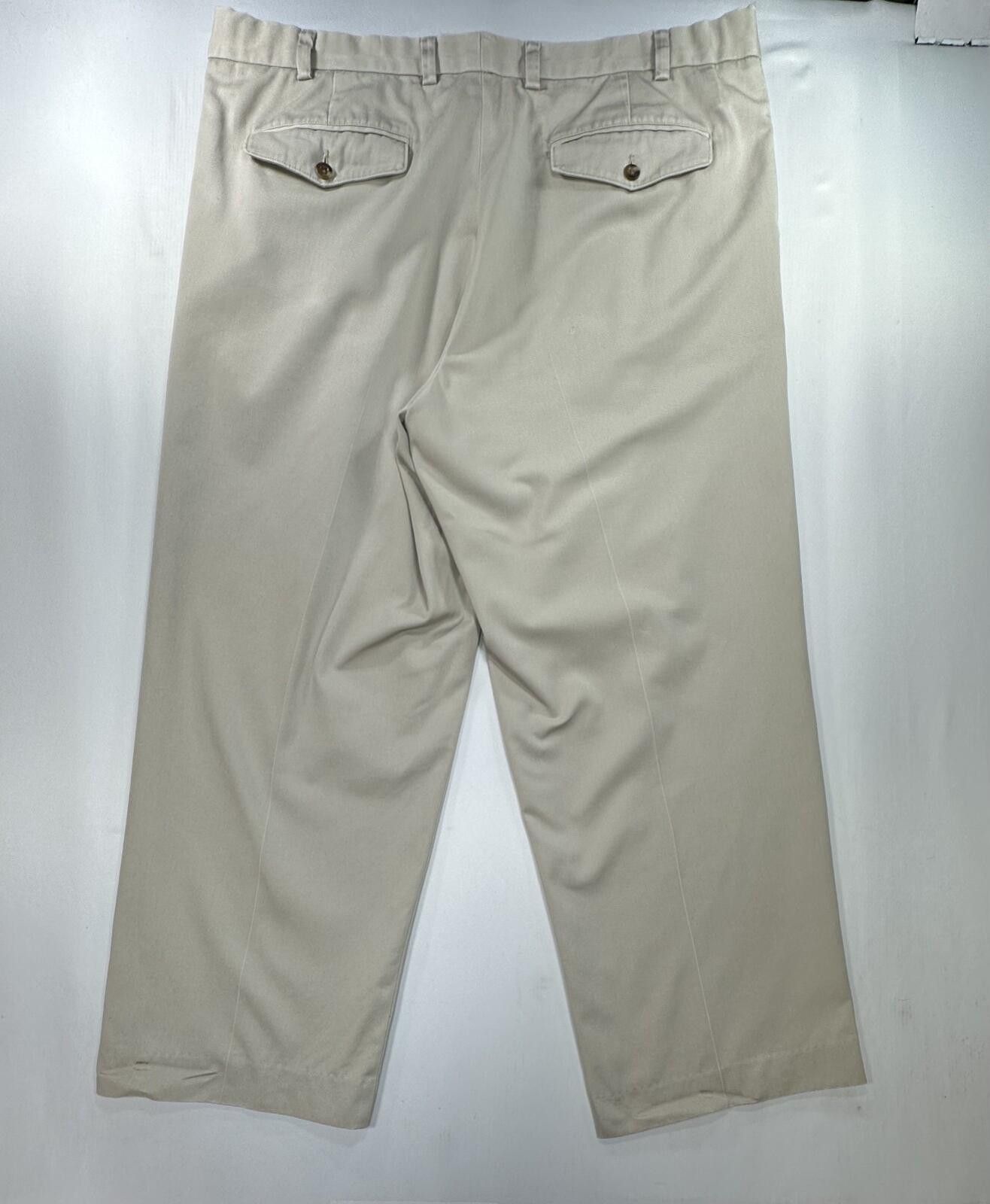 L.L. Bean LL Bean 100% Cotton Comfort Waist Chinos Brown Mens 40/28 Size US 40 / EU 56 - 2 Thumbnail