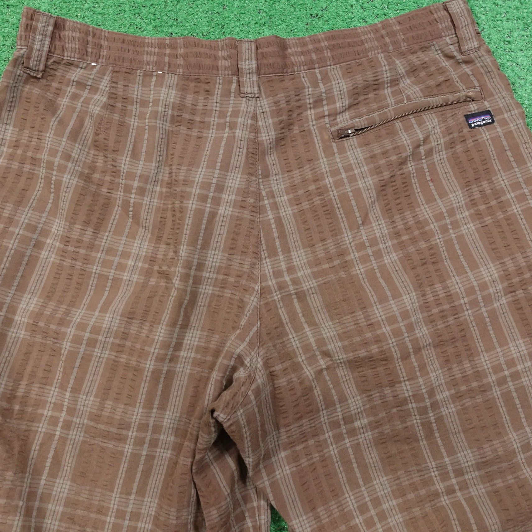 Patagonia PATAGONIA BROWN PLAID SHORTS MENS SIZE 31 READ Size US 31 - 7 Thumbnail