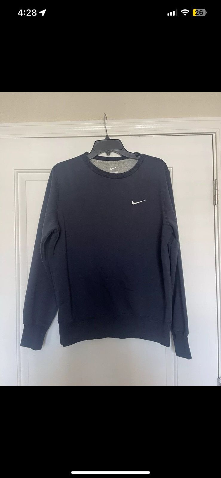 Nike Nike Vintage Sweatshirt Y2K Drill Swoosh Logo Medium Size US M / EU 48-50 / 2 - 1 Thumbnail