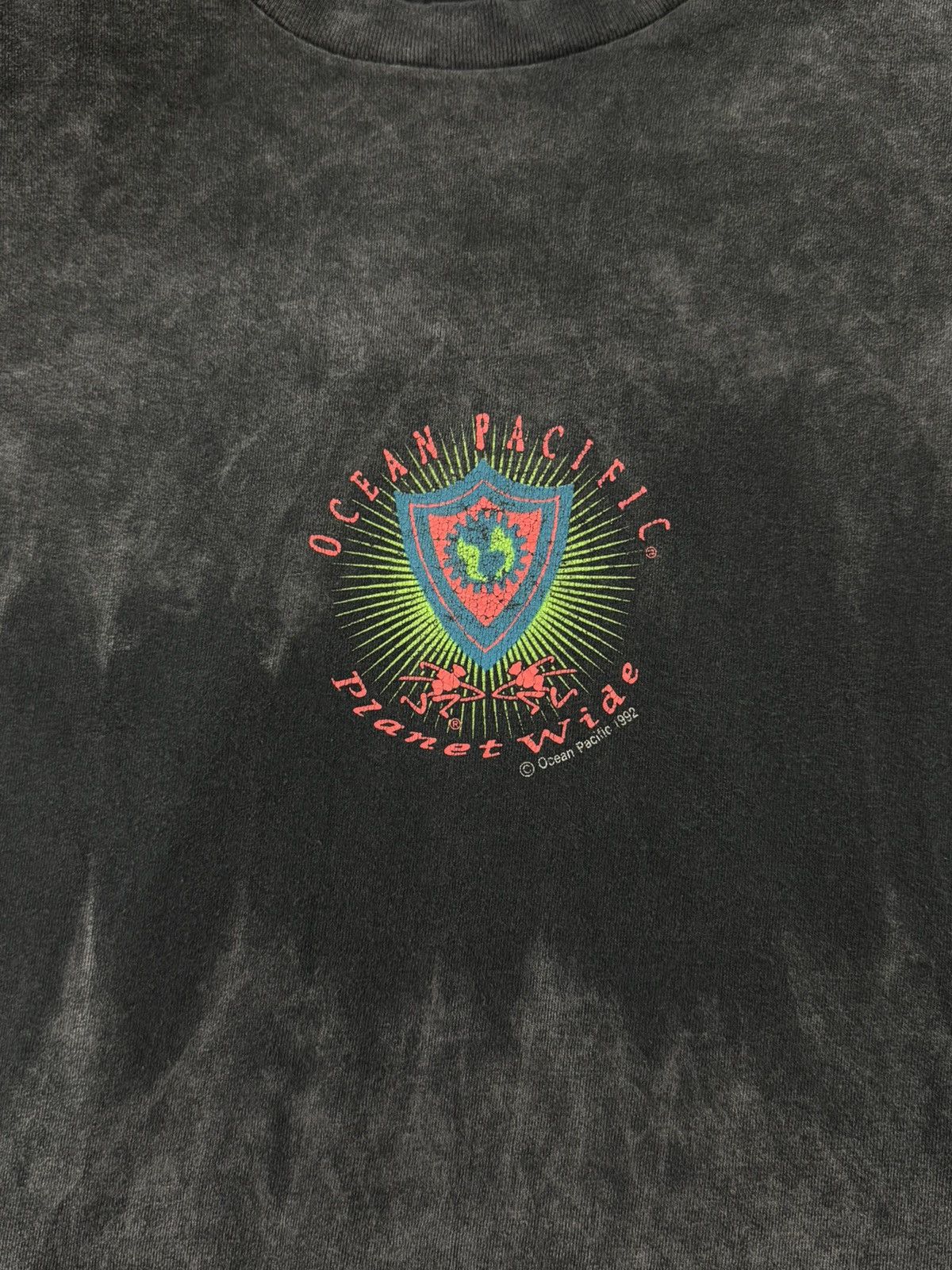 Ocean Pacific Vintage 1992 Ocean Pacific Tie Dye T-Shirt Size US XL / EU 56 / 4 - 7 Thumbnail