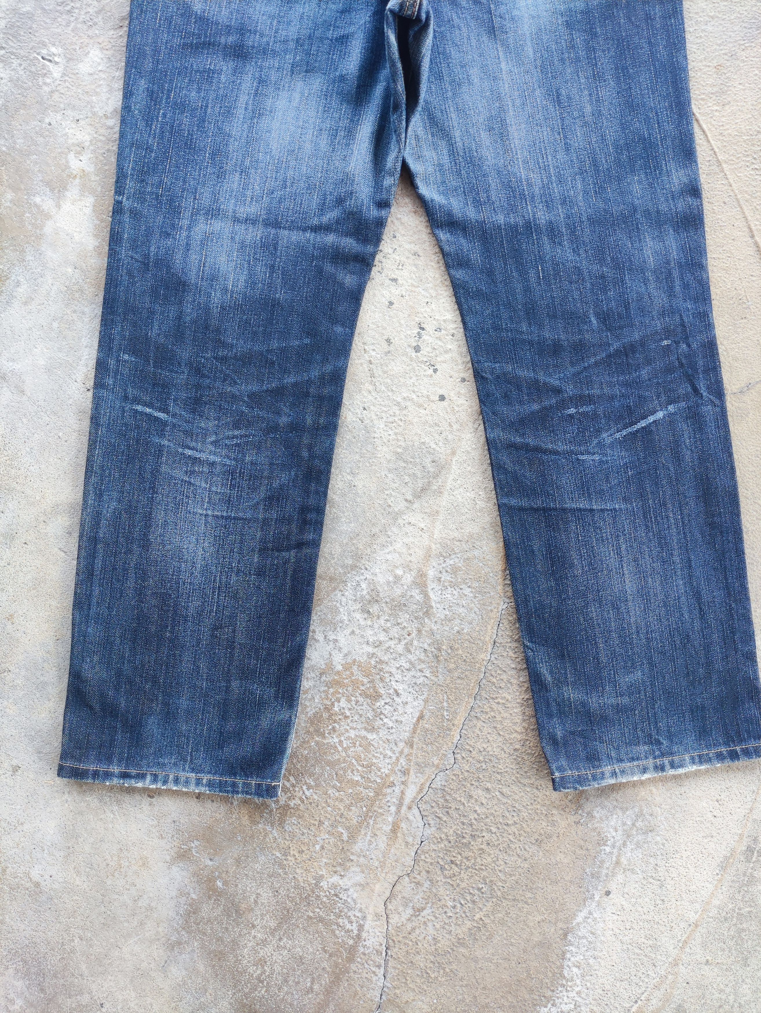 Edwin × Japanese Brand Vintage Edwin Jeans Japan Distressed Faded Denim Pants W34 Size US 34 / EU 50 - 11 Thumbnail