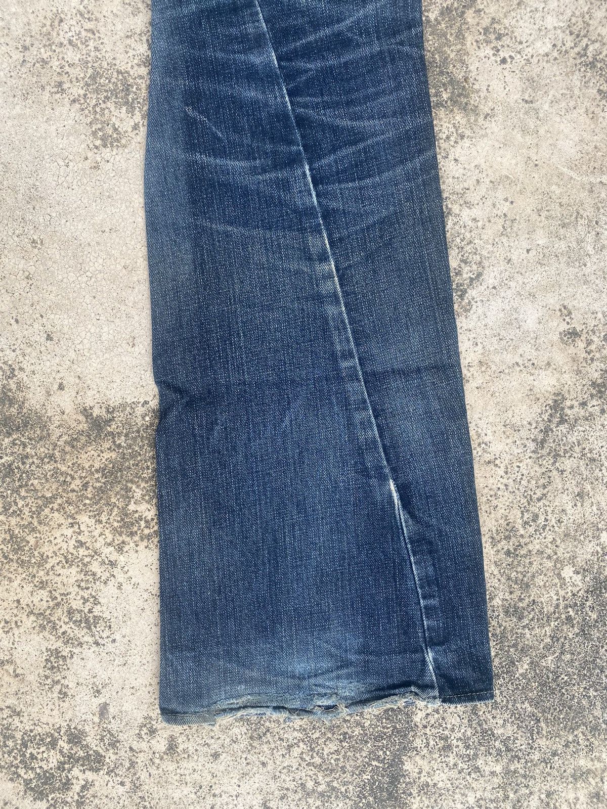 If Six Was Nine × Lee × Vintage Flare Jeans Lee Distressed Faded Bootcut Size US 31 - 18 Thumbnail