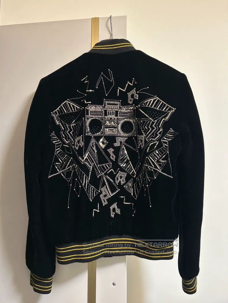 Saint Laurent Paris Saint Laurent Paris Velvet Radio Jacket Size US XS / EU 42 / 0 - 3 Thumbnail