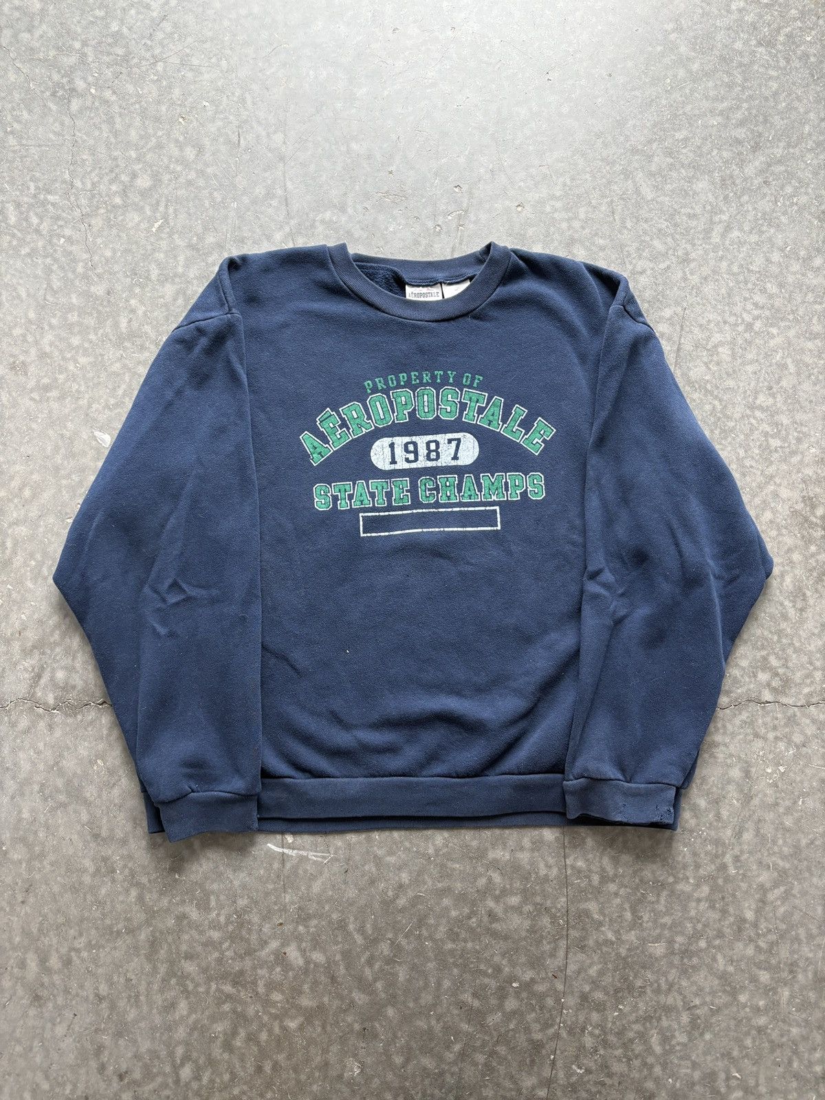Aeropostale Vintage Y2K Aeropostale State Champs Crewneck Sweatshirt Size US XL / EU 56 / 4 - 1 Thumbnail