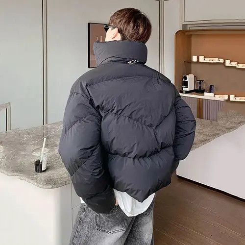 Designer Kitajima x Emi Winter design loose jacket coat high neck Size US L / EU 52-54 / 3 - 2 Thumbnail