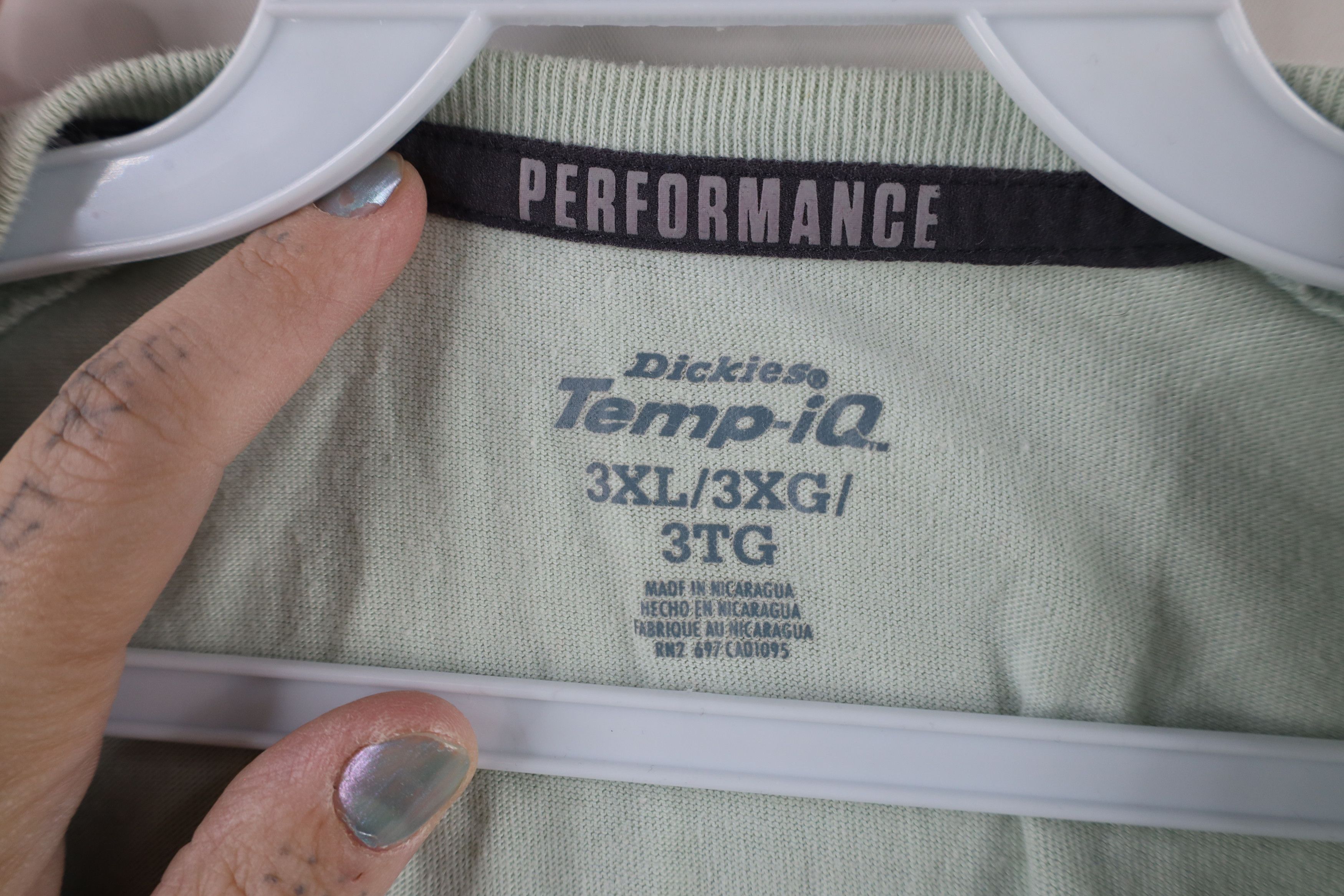 Dickies × Vintage Y2K Dickies Spell Out Reflective Logo Pocket T-Shirt Blue Size US XXL / EU 58 / 5 - 6 Thumbnail