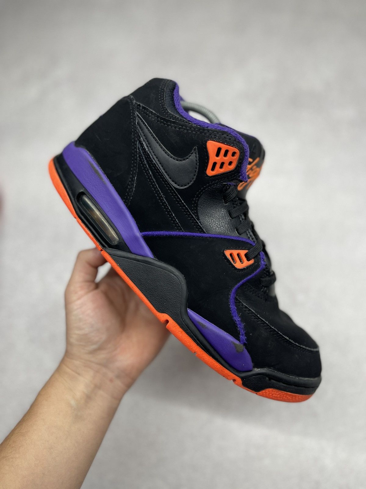 Nike Nike Air Flight 89 Court Purple Black Sneakers Basketball Size US 10 / EU 43 - 1 Thumbnail
