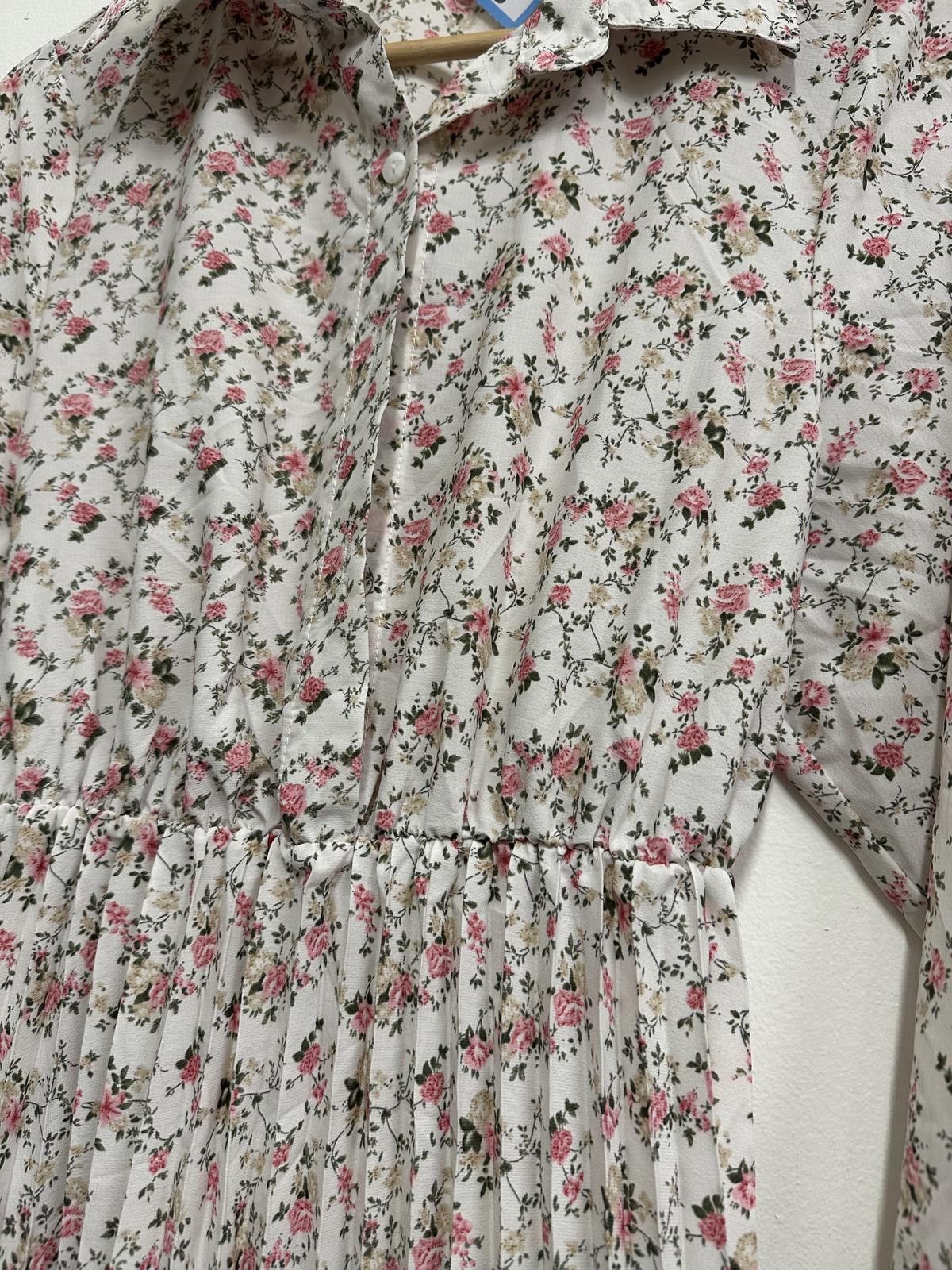 Other Miss Lady Floral Long Sleeve Maxi Dress Size XL / US 12-14 / IT 48-50 - 3 Thumbnail