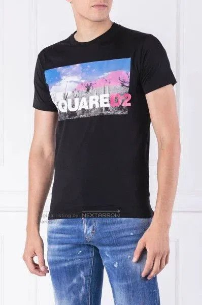 Dsquared2 Dsquared2 Black Graphic Short Sleeve T. Size US XL / EU 56 / 4 - 2 Thumbnail