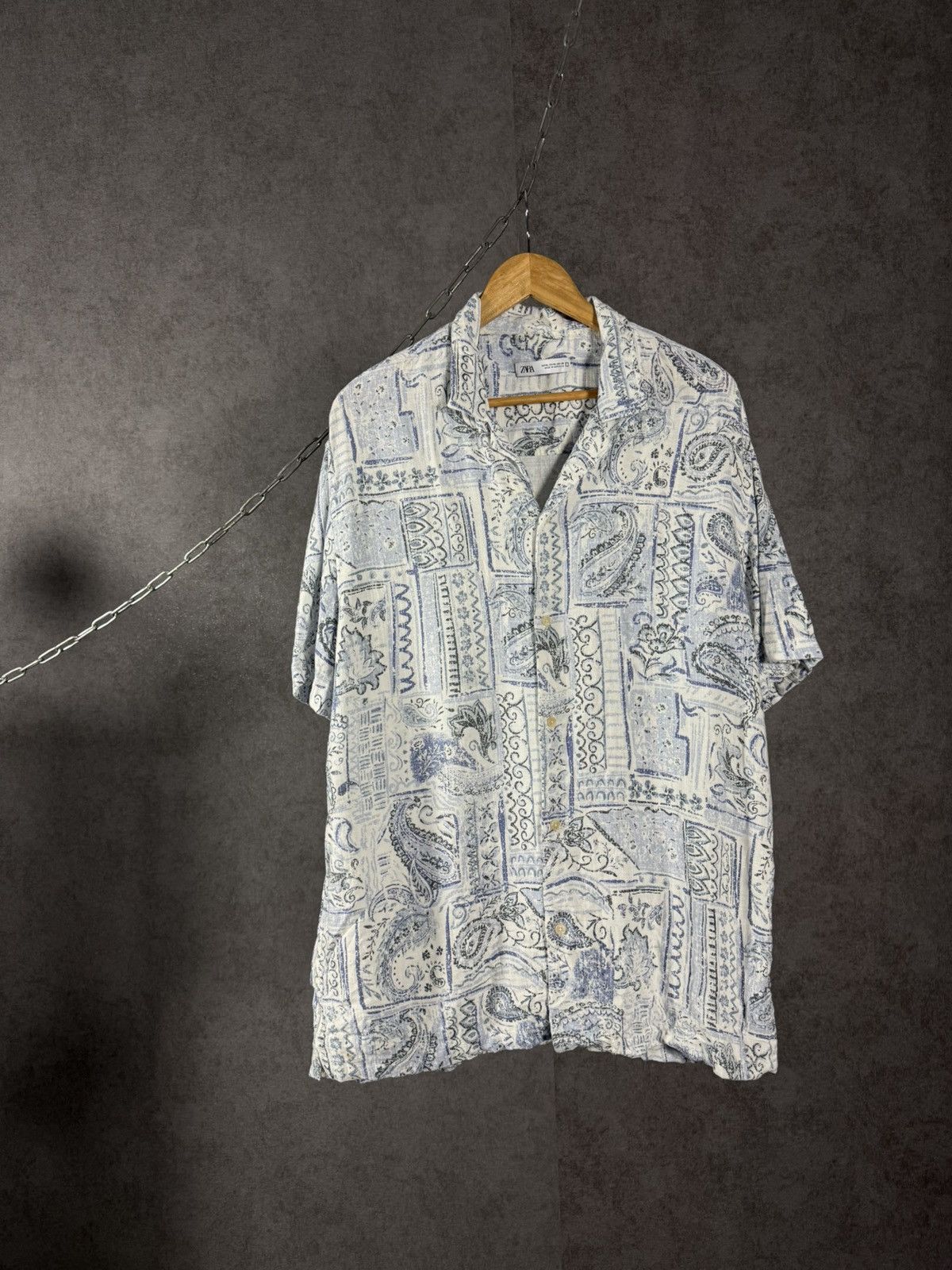 Zara Zara Man art crazy hawaiian designer shirt Size US XL / EU 56 / 4 - 1 Thumbnail