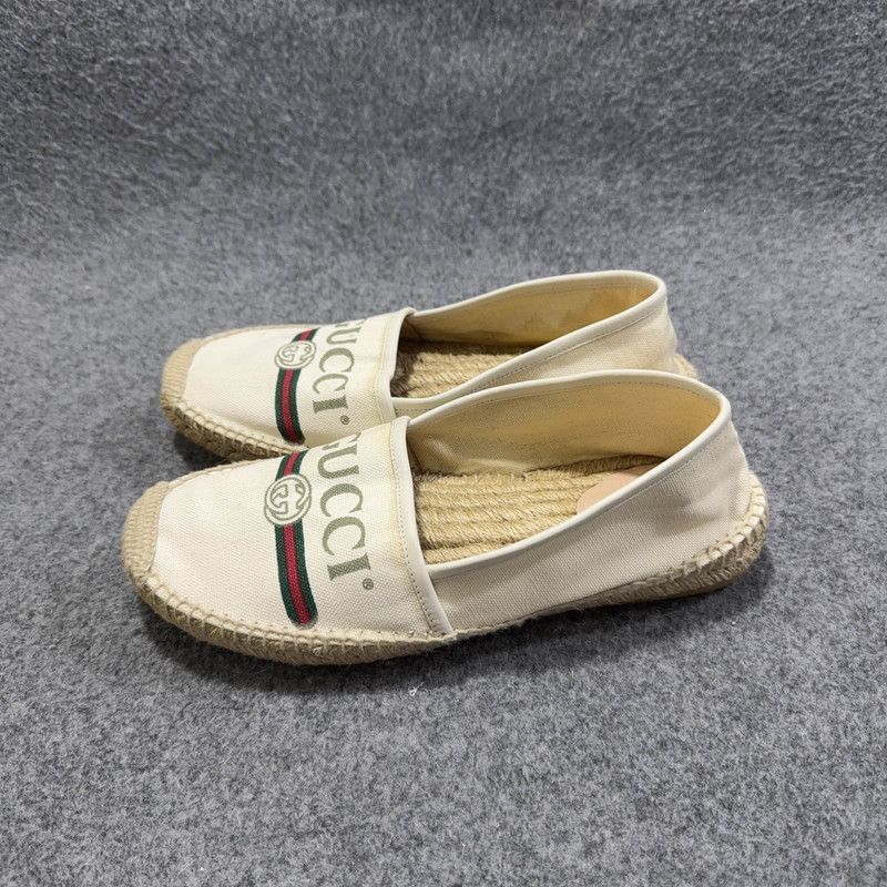 Gucci Gucci Casual White Espadrilles for Women 0079 Size US 7.5 / IT 37.5 - 1 Thumbnail