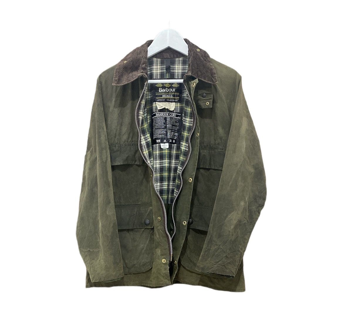 Barbour Barbour Bedale Waxed Cotton Jacket Made England Size US S / EU 44-46 / 1 - 3 Thumbnail